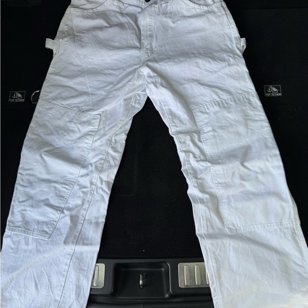 Men's White Dickies Cargo Pants
